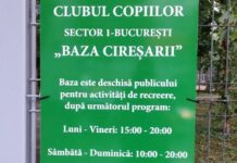 Baza Cireşarii, redeschisă publicului. Momente artistice şi sportive, meciuri demonstrative şi jocuri în aer liber, de 1 iunie – Ziua Copilului