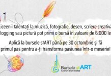 Bursele stART pentru liceenii pasionați de muzică, pictură, fotografie sau vlogging. Înscrierile se fac până pe 30 octombrie