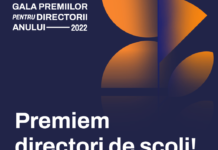 Directorii Anului 2022. Asociația pentru Valori în Educație premiază patru directori de școală. Înscrierile sunt deschise până pe 31 octombrie