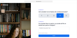 Platforma Teleskop lansează un sistem de analiză a datelor prin care „școlile pot fi mai agile în a-și susține elevii în învățare”