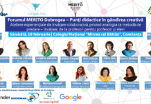 Forumul MERITO Dobrogea: Ateliere experienţiale de învăţare colaborativă pentru profesori. Evenimentul va avea loc la Constanța – program și înscrieri