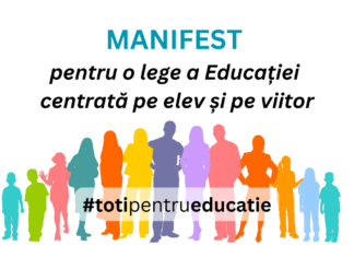 Manifest lansat de șase organizații: „Ni s-a prezentat o lege a educației preuniversitare anostă, mediocră și care în realitate nu reformează”