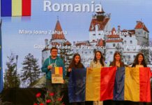 Patru medalii pentru echipa României la Olimpiada Europeană de Matematică pentru Fete 2023 – locul 3 în Europa și locul 6 în lume