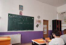 Prima zi de grevă generală în învățământ. Lider sindical: „Dacă nu apare nicio schimbare majoră în cursul zilei de luni, probabil greva va continua”