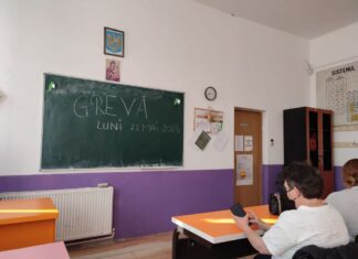 Prima zi de grevă generală în învățământ. Lider sindical: „Dacă nu apare nicio schimbare majoră în cursul zilei de luni, probabil greva va continua”