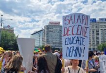 Sindicatele din educație: 86,93% din totalul membrilor de sindicat au fost marți în grevă. Solicităm Guvernului reluarea urgentă a negocierilor