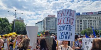 Sindicatele din educație: 86,93% din totalul membrilor de sindicat au fost marți în grevă. Solicităm Guvernului reluarea urgentă a negocierilor