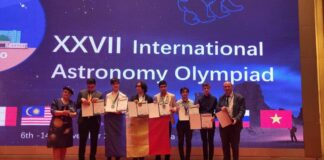O medalie de aur, două medalii de argint şi două de bronz pentru elevii români la Olimpiada Internaţională de Astronomie 2023