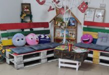 Caravana Reciclării Creative: Zone de lectură și recreere, create în școli și grădinițe. Proiectul continuă anul acesta cu ediția a doua FOTO