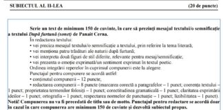Teste de antrenament pentru Evaluarea Națională 2024, publicate de ISJ Vâlcea – Limba și literatura română și Matematică