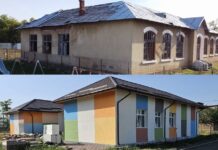 Școala din Rași, transformată într-un an – de la o clădire abandonată la una modernă și colorată: „Mulți spuneau că așa ceva este imposibil” FOTO