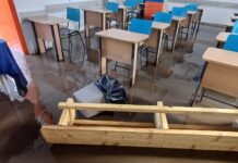 Cursuri suspendate în mai multe unităţi de învăţământ din județul Galaţi, în urma inundațiilor. Școala din comuna Cudalbi, grav afectată UPDATE