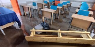 Cursuri suspendate în mai multe unităţi de învăţământ din județul Galaţi, în urma inundațiilor. Școala din comuna Cudalbi, grav afectată UPDATE