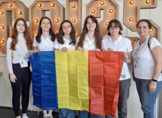 Patru medalii obținute de echipa României la Olimpiada Europeană de Informatică pentru Fete 2025: trei de argint și una de bronz