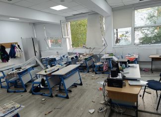 Liceul „Dimitrie Bolintineanu” din Capitală, evacuat după o explozie puternică într-un bloc alăturat: 15 săli de clasă avariate, cursurile trec în online UPDATE