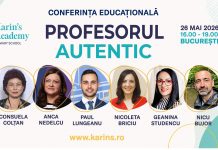 „Profesorul autentic”, un eveniment gratuit cu ateliere și exemple de la clasă despre motivație și relația cu elevii. Profesorii, invitați să se înscrie