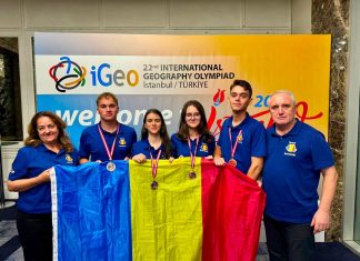 Olimpiada Internațională de Geografie 2026: două medalii de argint și două medalii de bronz pentru echipa României