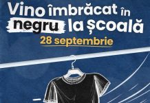 Protest al elevilor față de introducerea uniformei obligatorii: ”Luni, 28 septembrie, vino în negru la școală! Educația nu se repară la croitorie!”
