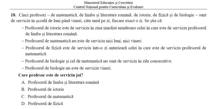 subiecte concurs directori 2026